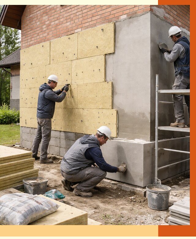 Утепление частного дома в бору под ключ от 7793 руб/м2 — недорого | ТепломастерБор