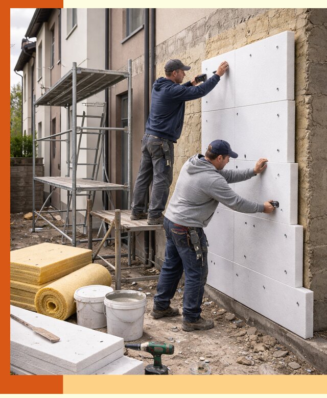 Утепление таунхауса с гарантией комфорта в бору