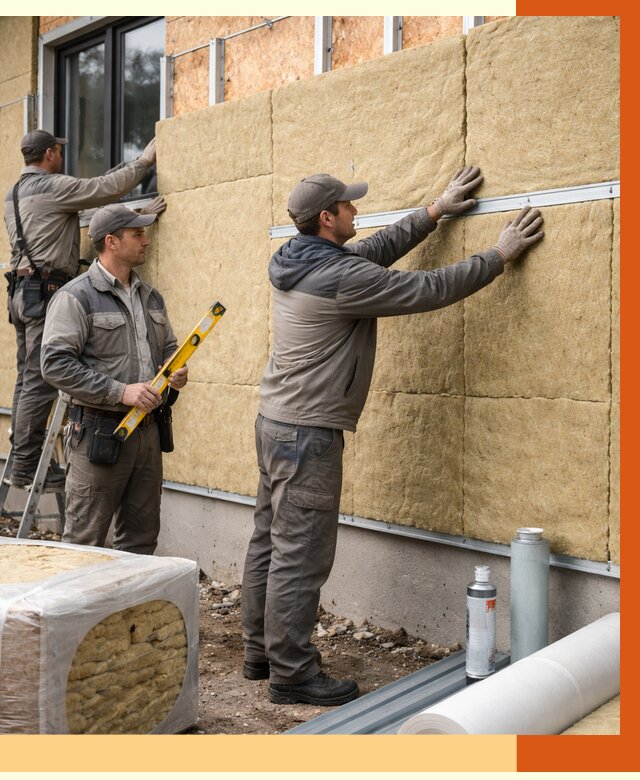 Утепление дома из SIP панелей в бору от 6442 руб./м² под ключ | ТепломастерБор