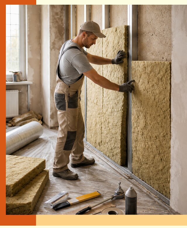 Утепление квартиры в бору — комплексная теплоизоляция стен и полов