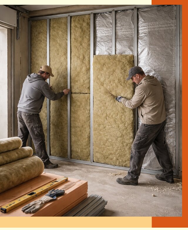 Утепление гаража изнутри в бору от 7793 руб/м2 — работы и цена | ТепломастерБор