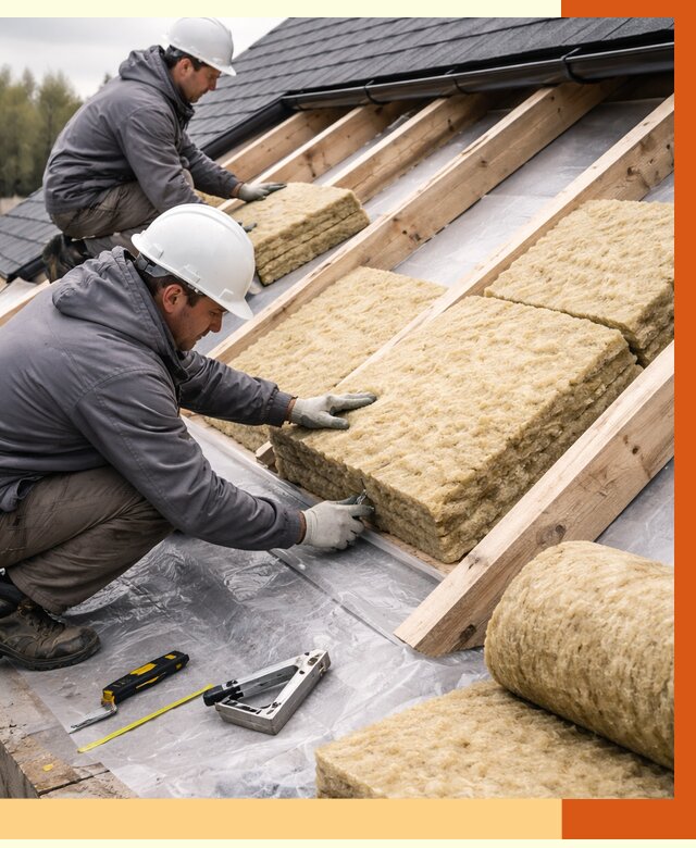 Утепление крыши в бору от 1922 руб./м2 — комплексное утепление кровли | ТепломастерБор