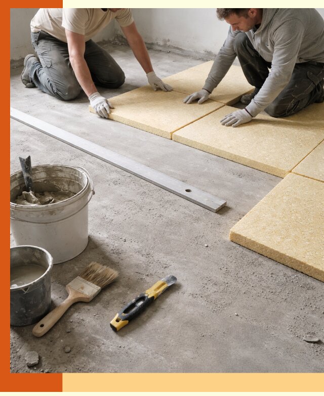 Утепление бетонного пола в бору профессионально и недорого