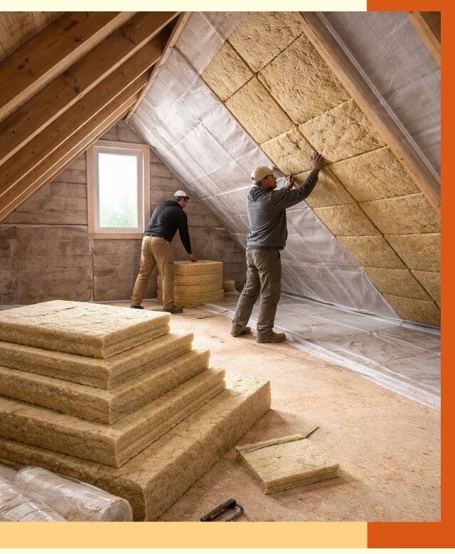 Утепление мансарды в бору от 2598 руб/м2 — комплексно и под ключ | ТепломастерБор