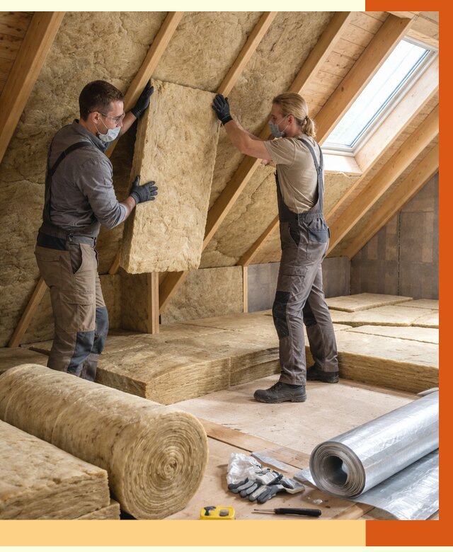 Утепление мансарды минватой в бору от 4364 руб./м2 — монтаж и пароизоляция | ТепломастерБор