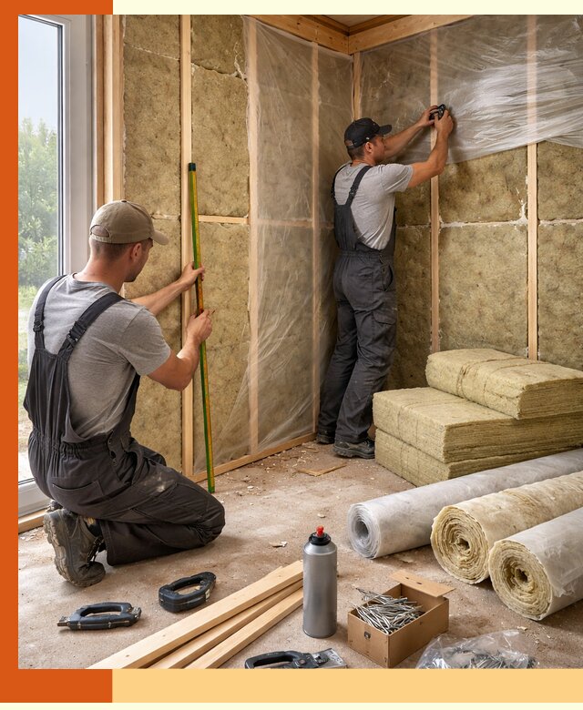 Профессиональное утепление веранды и крыльца в бору