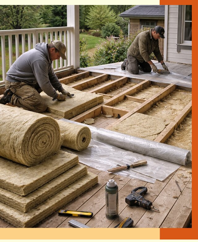 Утепление террасы в бору от 4364 руб./м2 — утеплить террасу под ключ | ТепломастерБор