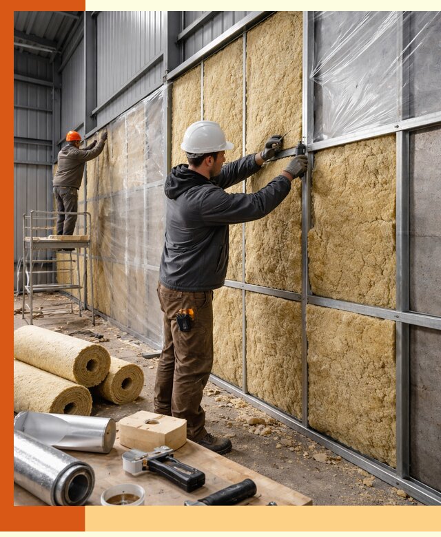 Утепление ангара в бору — профессиональная теплоизоляция помещений