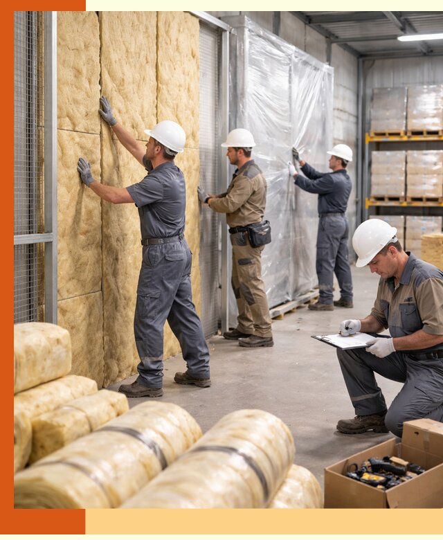 Утепление склада готовой продукции в бору качественно и быстро