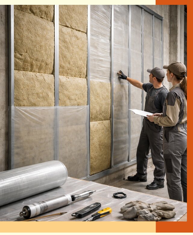 Утепление склада химсырья в бору от 4676 руб. под ключ | ТепломастерБор