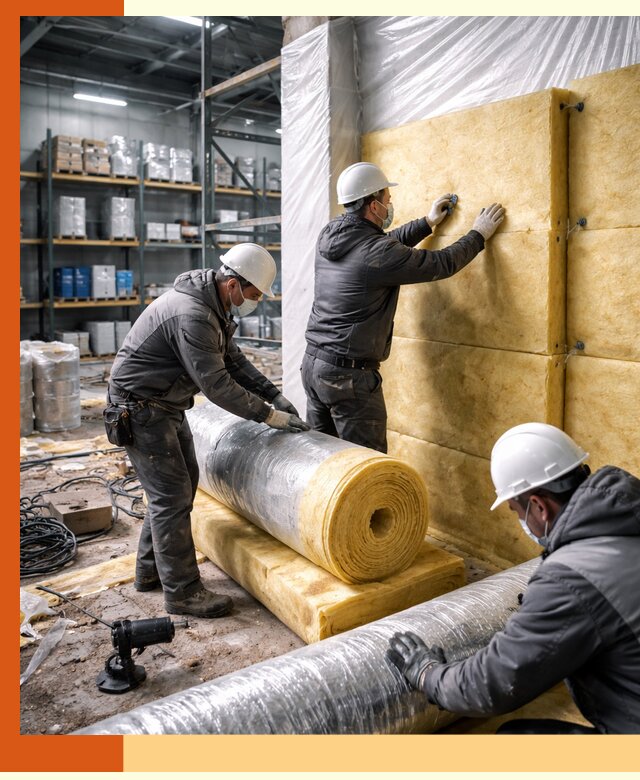 Утепление склада химсырья в бору: безопасная и эффективная изоляция