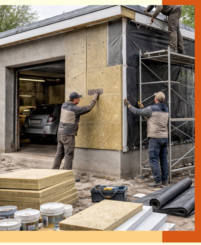 Утепление автосервиса в бору ппу, пеноизоляция, от 15066 руб/м2 — ТепломастерБор