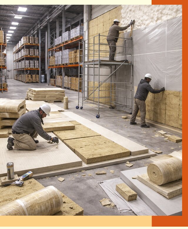 Утепление складского терминала в бору от 7793 руб./м² под ключ | ТепломастерБор