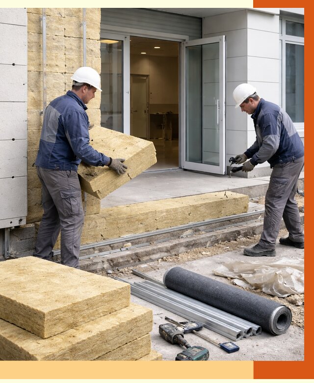 Утепление медицинского центра в бору под ключ от 12988 руб./м² | ТепломастерБор