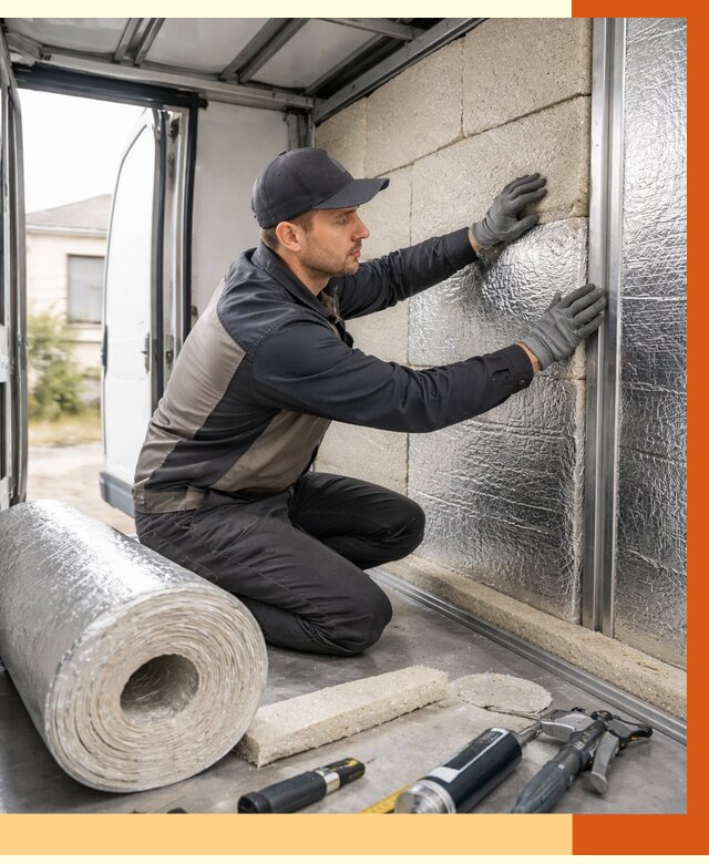 Утепление фургона рефрижератора в бору от 12988 руб./м² под ключ | ТепломастерБор