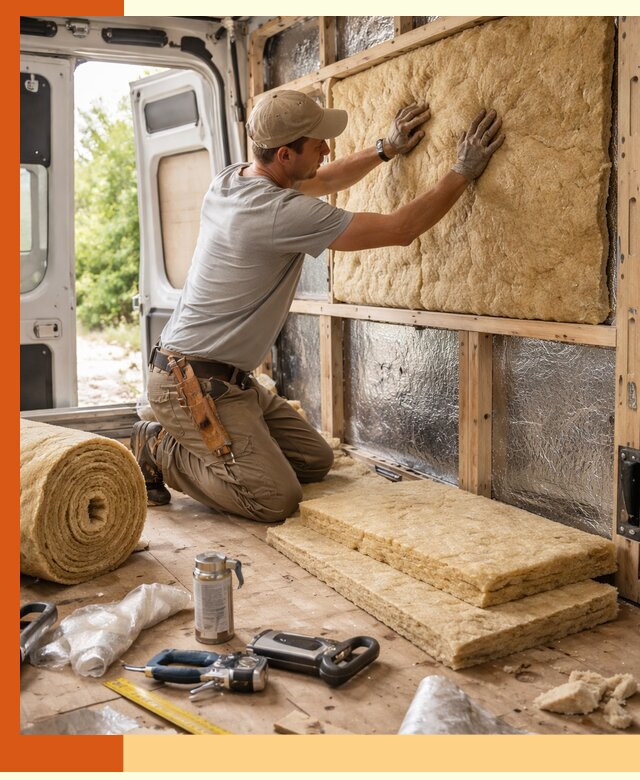 Утепление кемпера под ключ в бору с гарантией качества