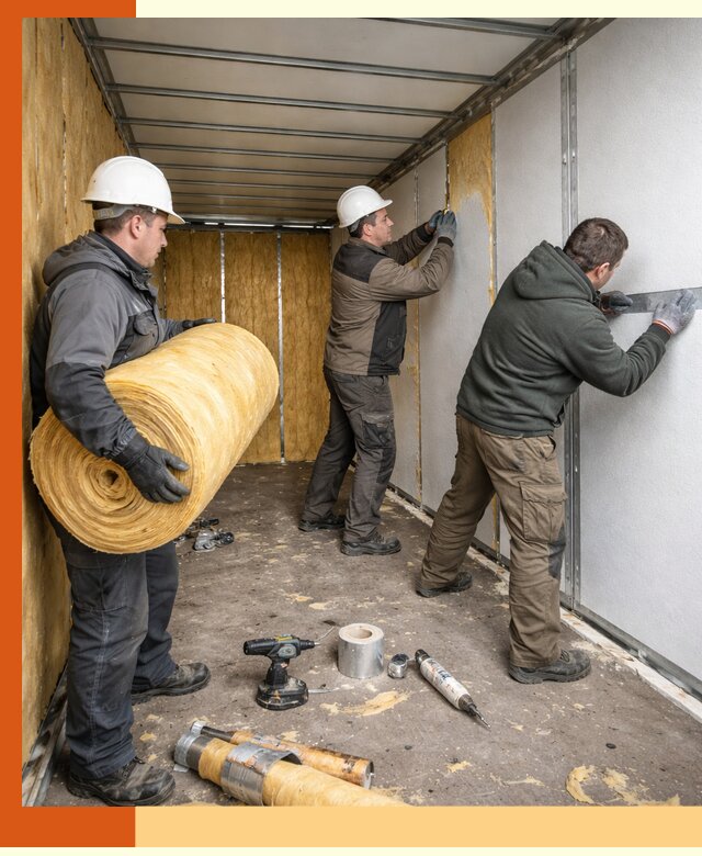 Утепление рефрижераторного контейнера в бору профессионально и надежно