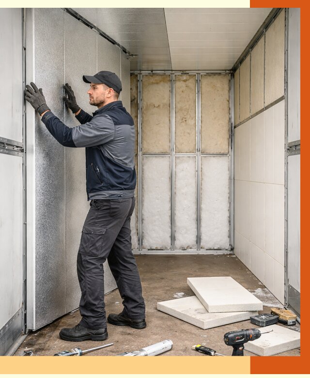 Утепление холодильного кузова в бору от 14027 руб. под ключ | ТепломастерБор