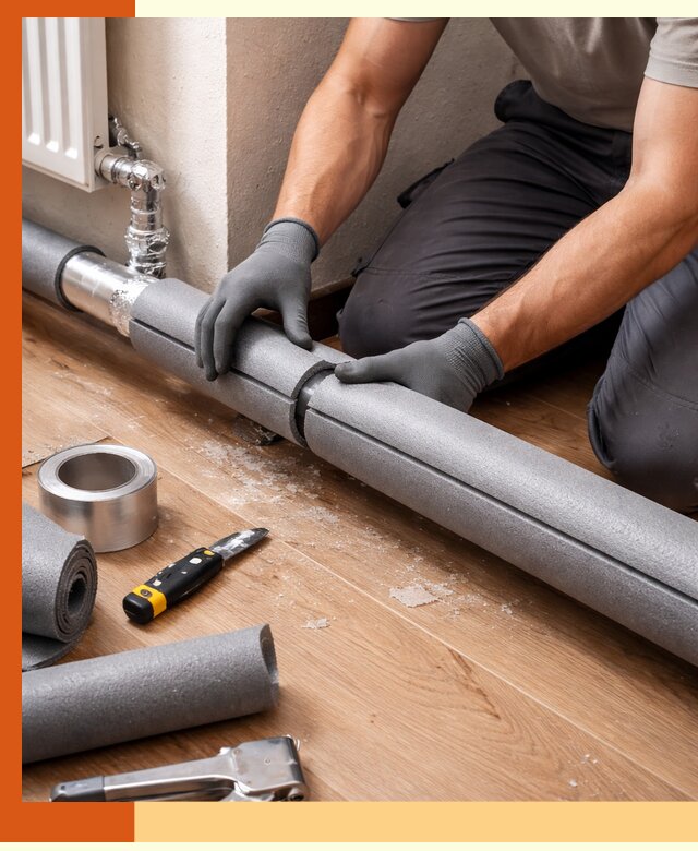 Утепление труб отопления в бору: теплоизоляция и защита сети