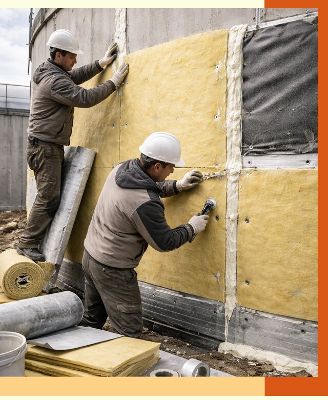 Утепление резервуара в бору от 28573 руб/м2 — монтаж ППУ и комплекс под ключ | ТепломастерБор