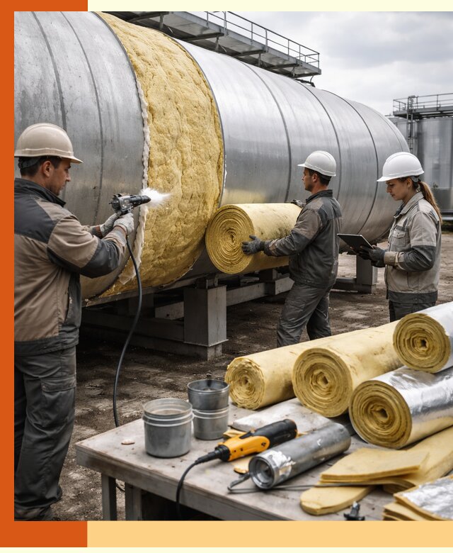 Утепление цистерны в бору — утеплители и монтаж под ключ