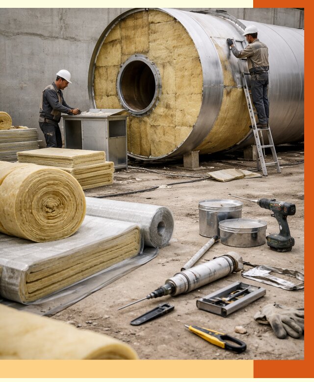 Утепление резервуара с топливом в бору от 28573 руб. под ключ | ТепломастерБор