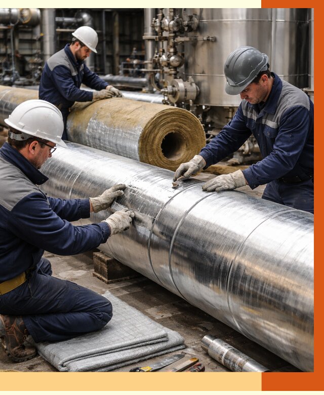 Утепление технологического оборудования в бору от 4364 руб. за м2 | ТепломастерБор