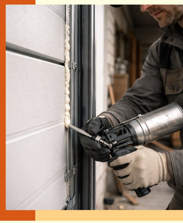 Заполнение пустот ворот в бору профессионально и герметично