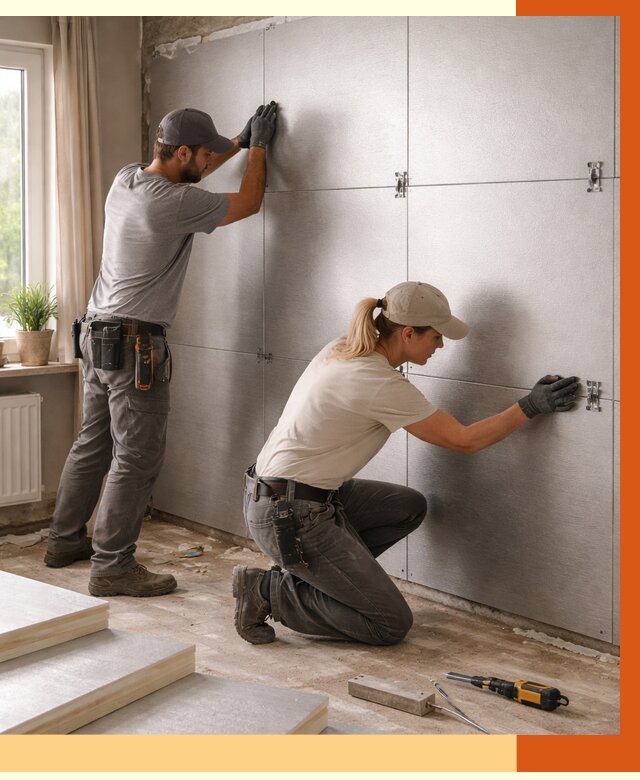 Утепление PIR панелями в бору от 4364 руб. под ключ | ТепломастерБор