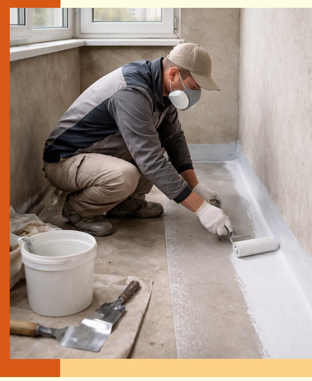 Утепление балкона жидкой теплоизоляцией в бору