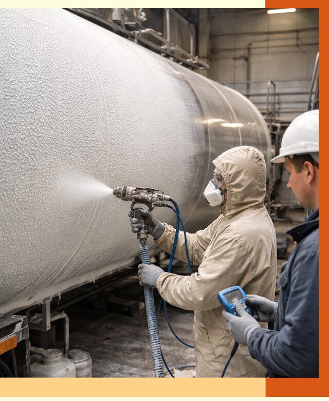 Утепление автоцистерны жидкой теплоизоляцией в бору от 15066 руб. под ключ | ТепломастерБор