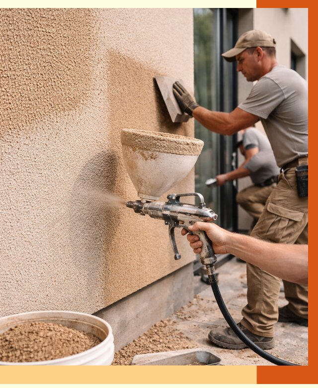 Утепление фасада жидкой пробкой в бору от 4987 руб./м² под ключ | ТепломастерБор