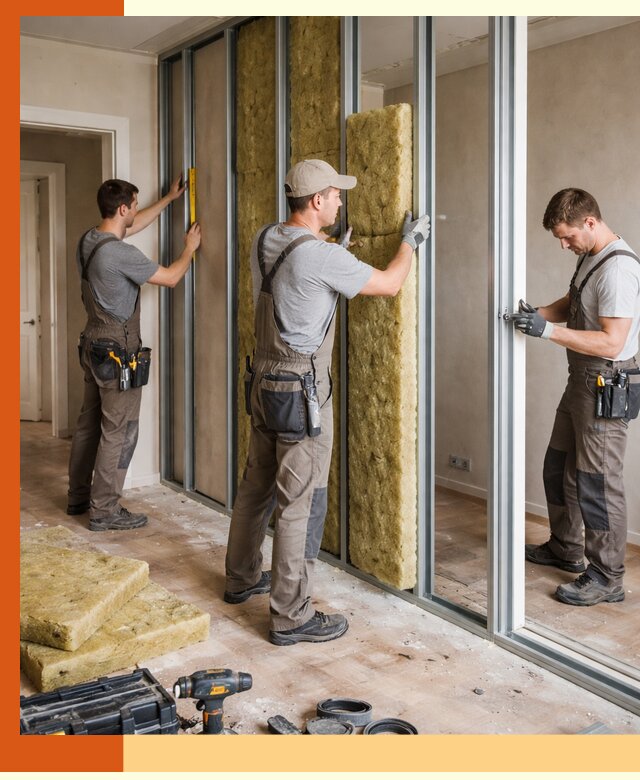 Шумоизоляция межкомнатных перегородок в бору эффективно и надёжно