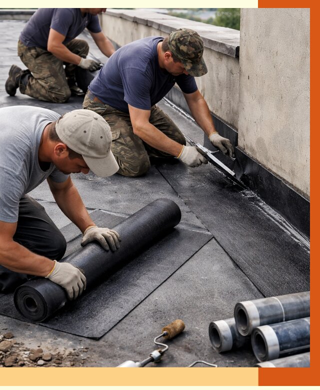 Гидроизоляция кровли в бору от 4676 руб. — профессиональная гидроизоляция крыши | ТепломастерБор