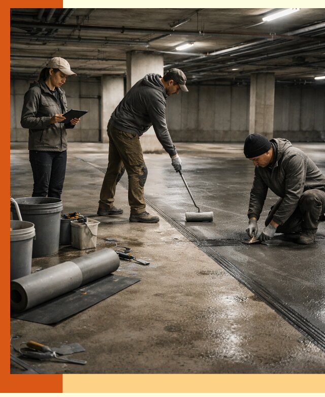 Гидроизоляция паркинга в бору: качественная защита зданий