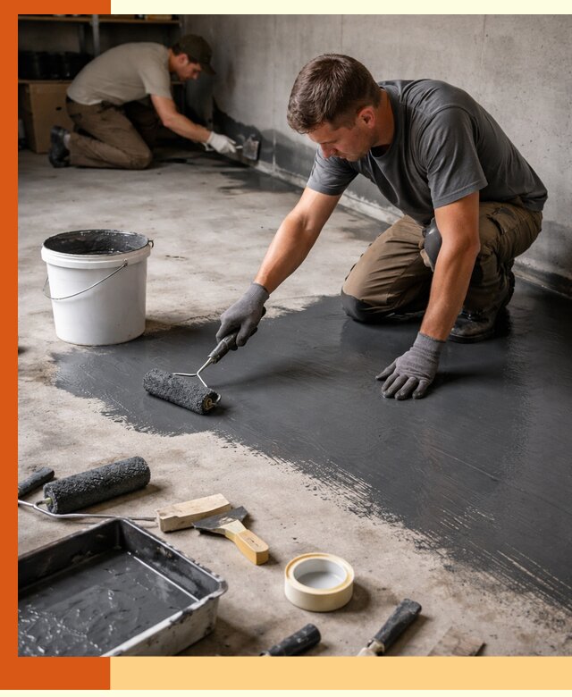 Гидроизоляция гаражного пола в бору — надежная защита от влаги