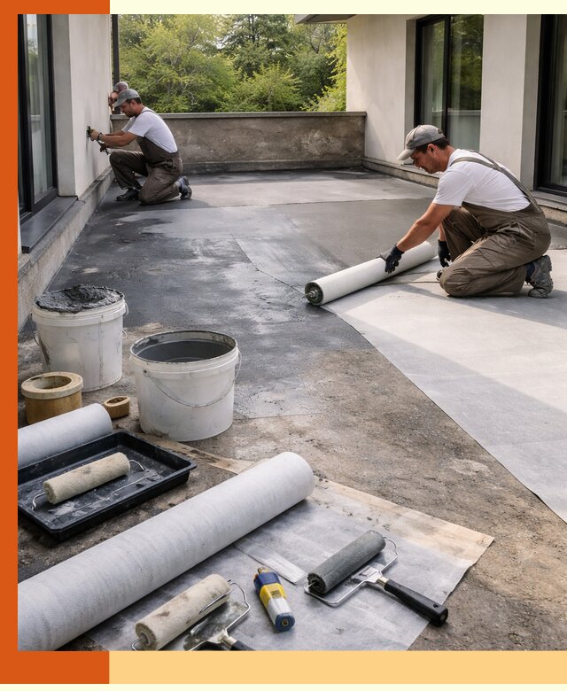 Гидроизоляция террасы в бору — надежная защита от влаги и протечек