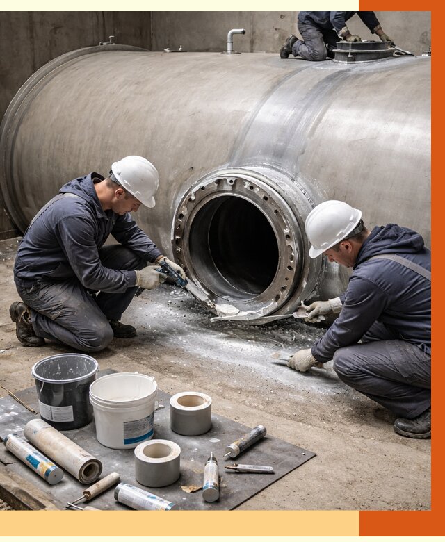 Гидроизоляция резервуара с топливом в бору от 77925 руб. под ключ | ТепломастерБор