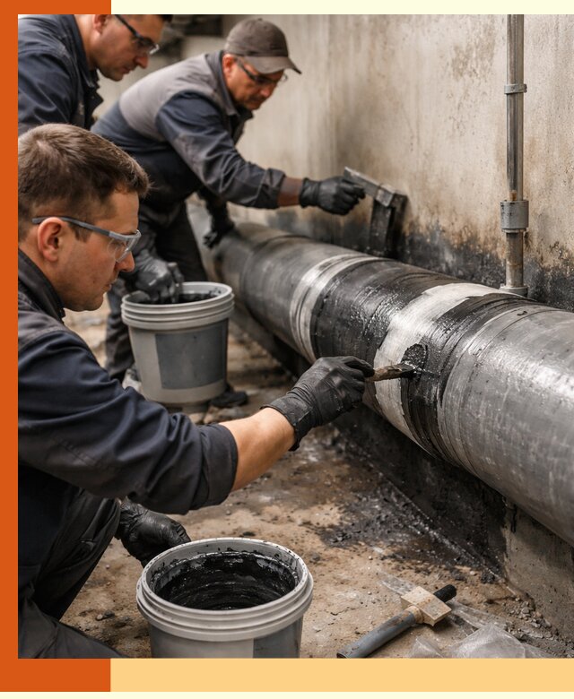 Гидроизоляция труб в бору — защита и герметизация коммуникаций