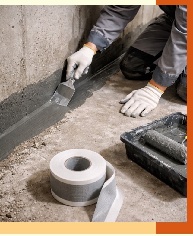 Гидроизоляция швов и герметизация стыков в бору от 1299 руб. | ТепломастерБор