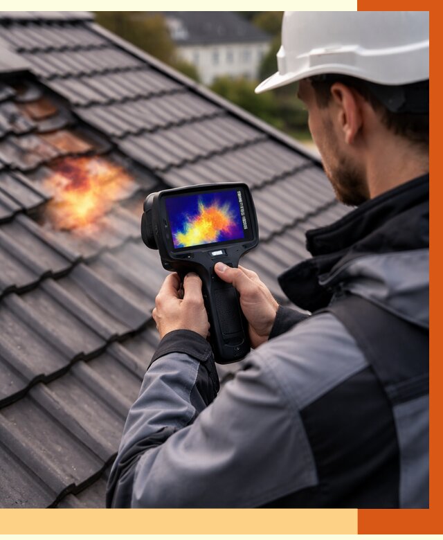 Тепловизионное обследование кровли в бору от 4676 руб. — ТепломастерБор под ключ