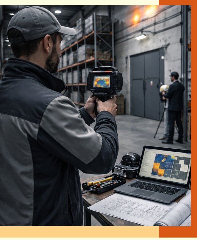 Тепловизионное обследование склада в бору от 6754 руб. | ТепломастерБор