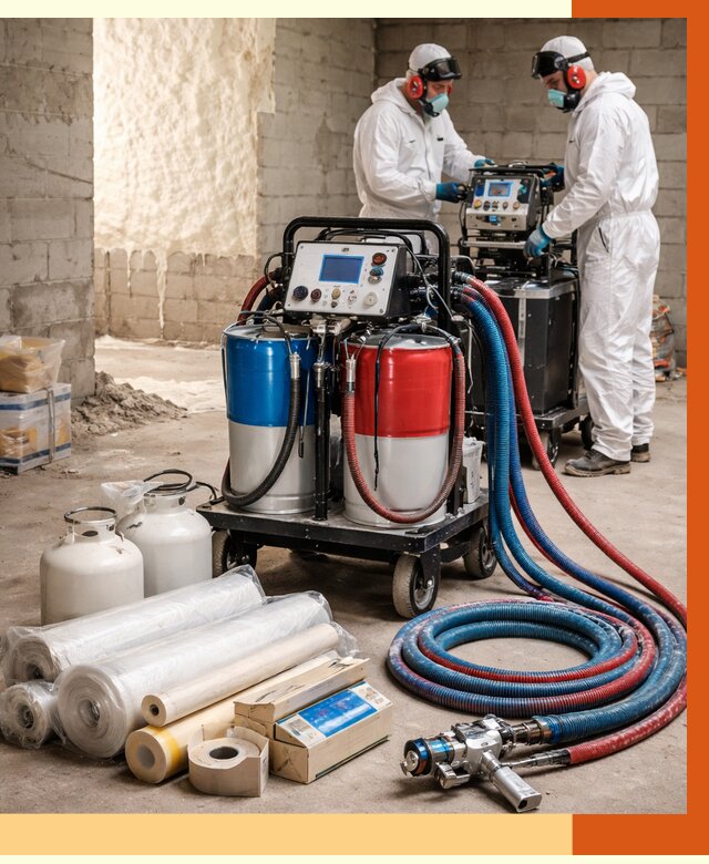 Аренда установки для напыления ППУ в бору от 36365 руб. | ТепломастерБор